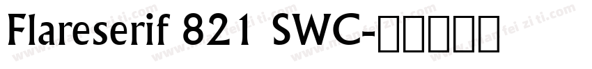Flareserif 821 SWC字体转换